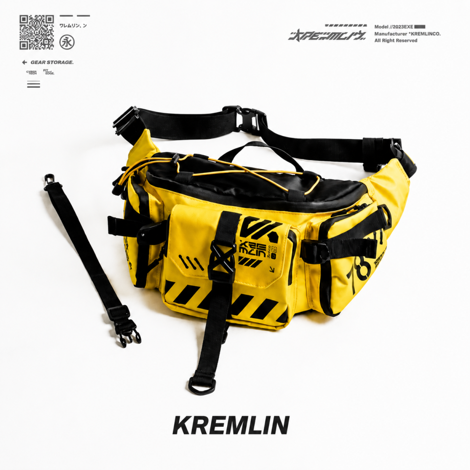 KREMLIN Waistbag Double Strap Sling Bag - CYRAX YELLOW