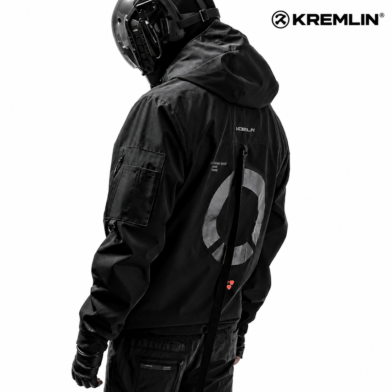 Kremlin Trance - Jacket Techwear Windbreaker Black