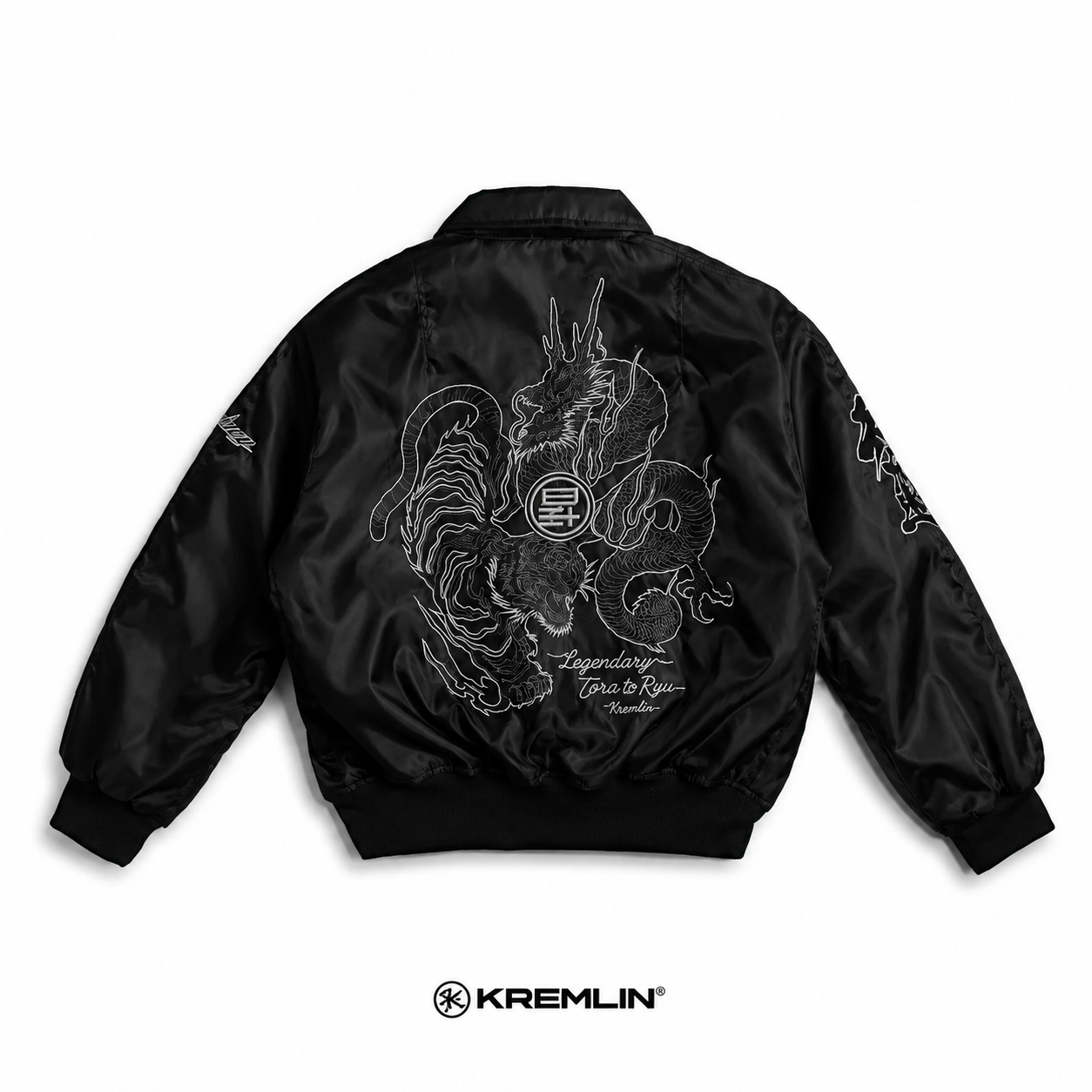 Kremlin Legendary - Bomber Jacket Boxy Black Biker