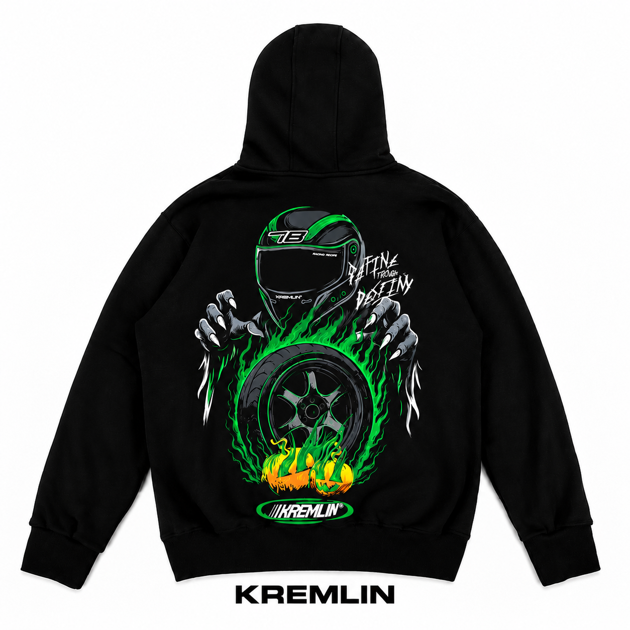 Kremlin Pumpkin - Zipper Hoodie Halloween Racing