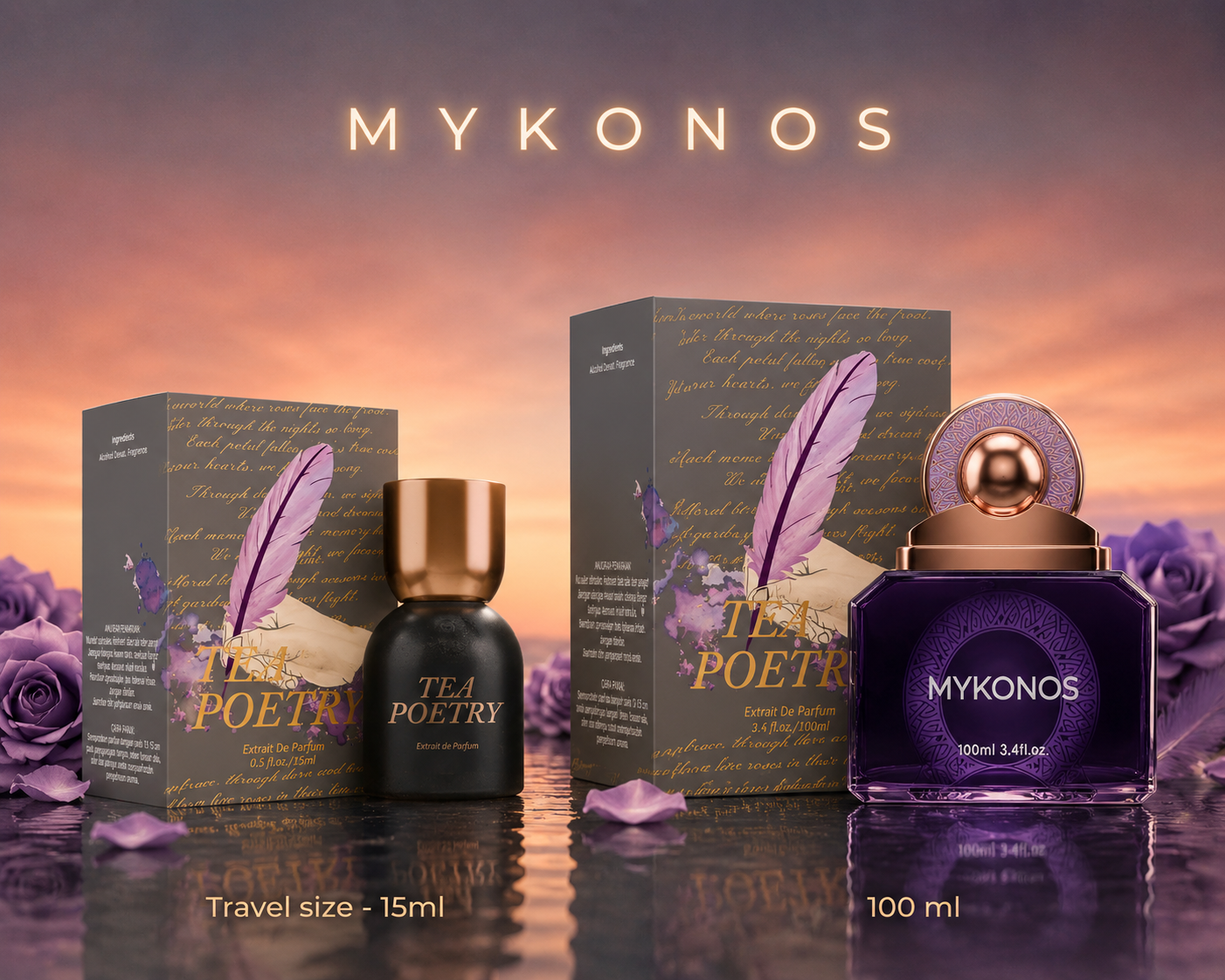 Mykonos - Tea Poetry Extrait de Parfum 15ml & 100ml