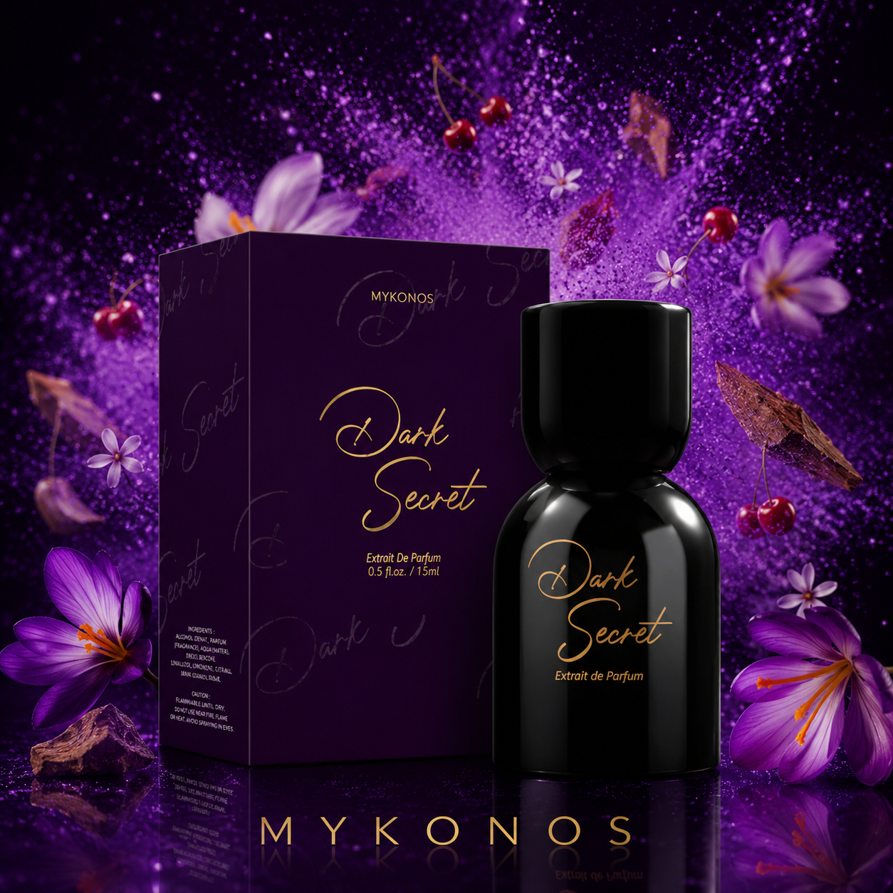 Mykonos - Dark Secret Extrait de Parfum 15ml (Travel Size)