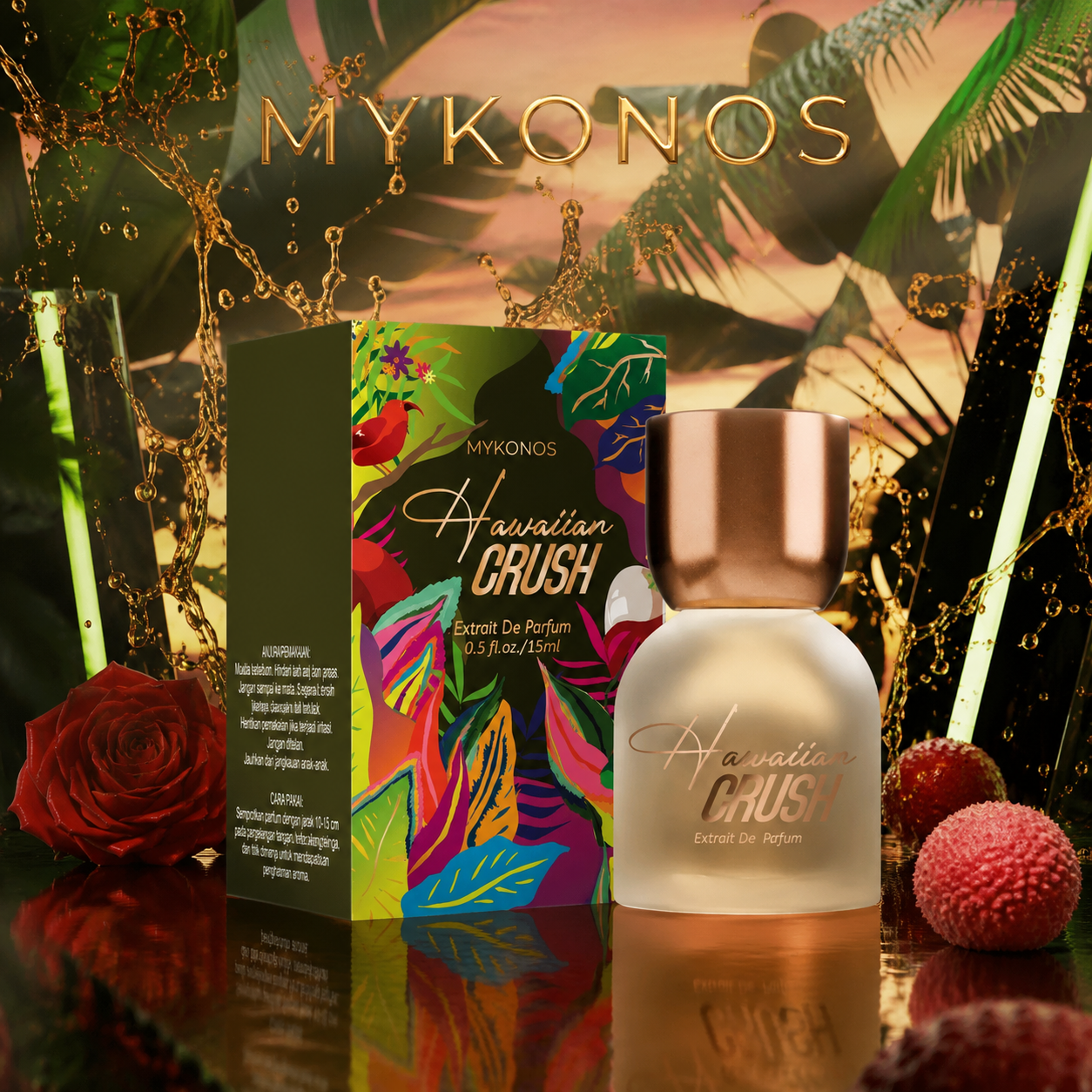 Mykonos - Hawaiian Crush Extrait de Parfum 15ml (Travel Size)