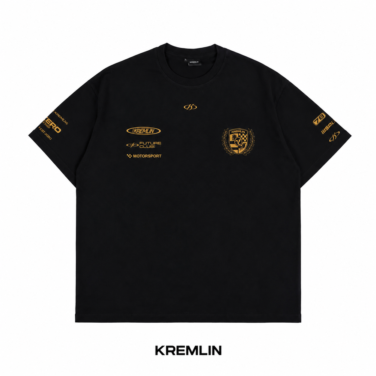 Kremlin T-shirt Regular Kaos Graphic Racing Gold - Rushgold