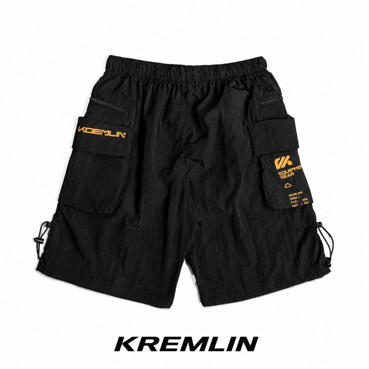 KREMLIN Techwear Crinkle Nylon Short Cargo Pants - WISDOM