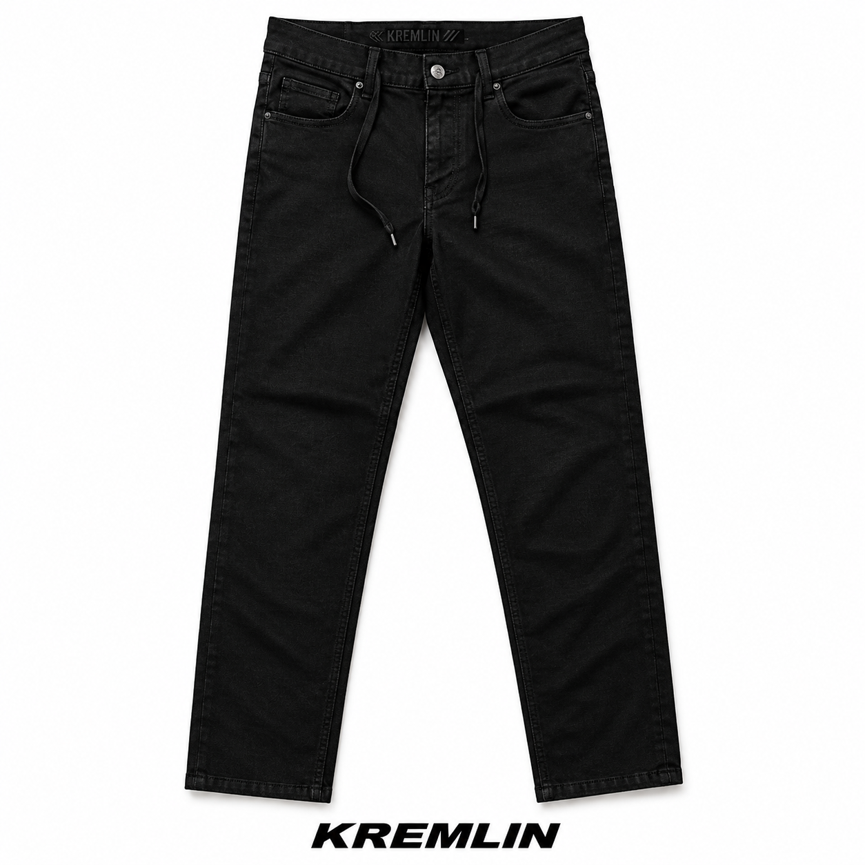 KREMLIN Pure Black Denim Wash Jeans - Signature