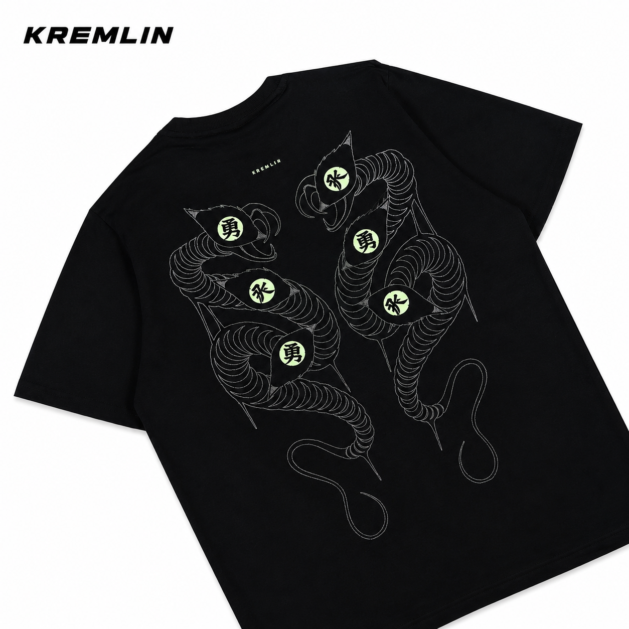 Kremlin Regular Fit Anime Graphic Glow-in-the-Dark T-Shirt - Redemption