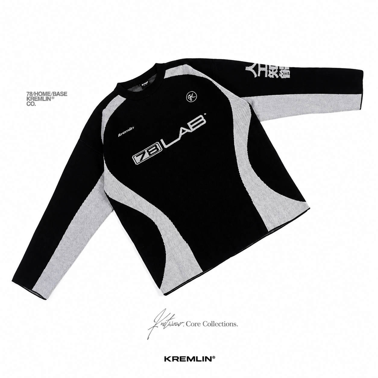 KREMLIN Future Racing Knit Crewneck - Lunar