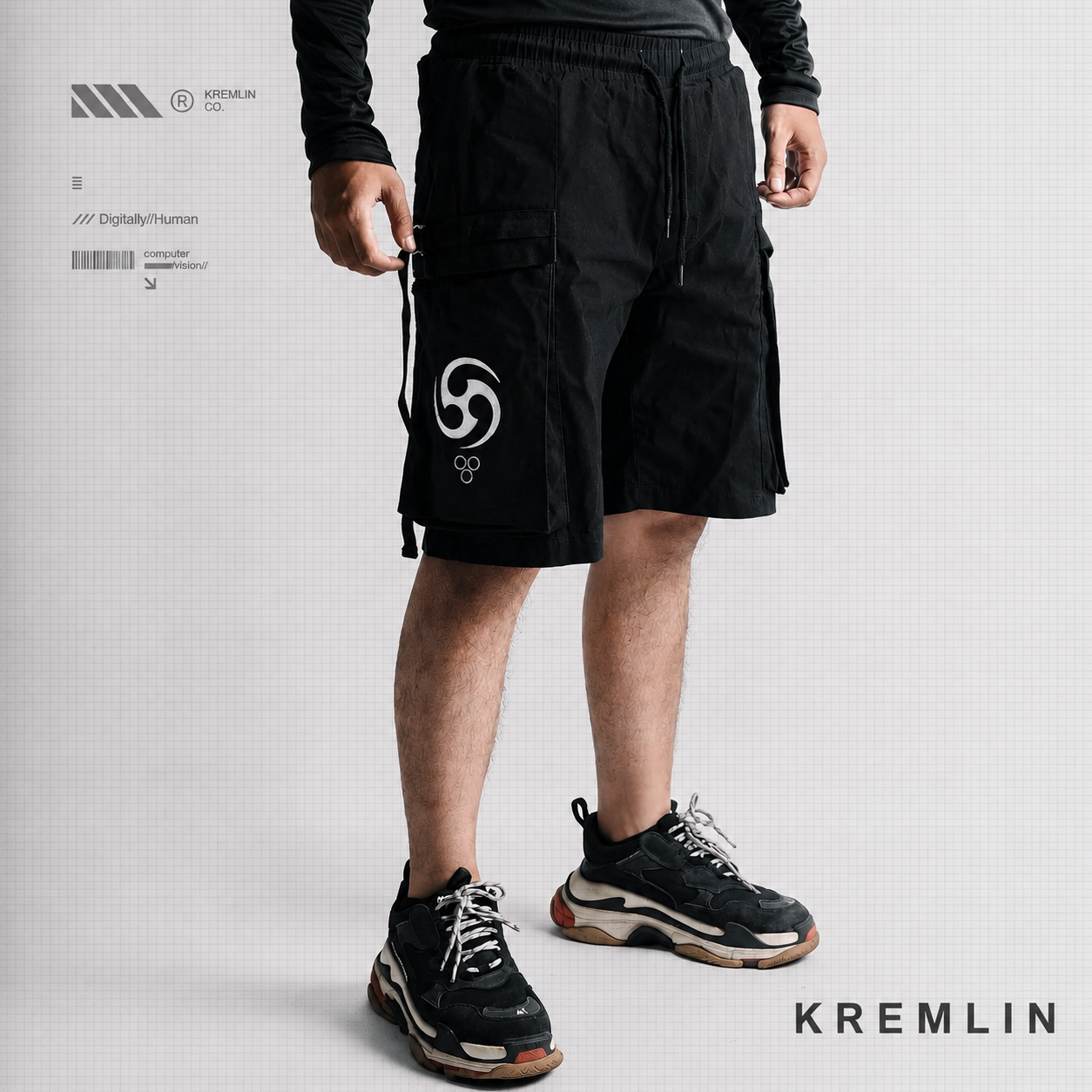 KREMLIN Techwear Cargo Shorts - DOKYO
