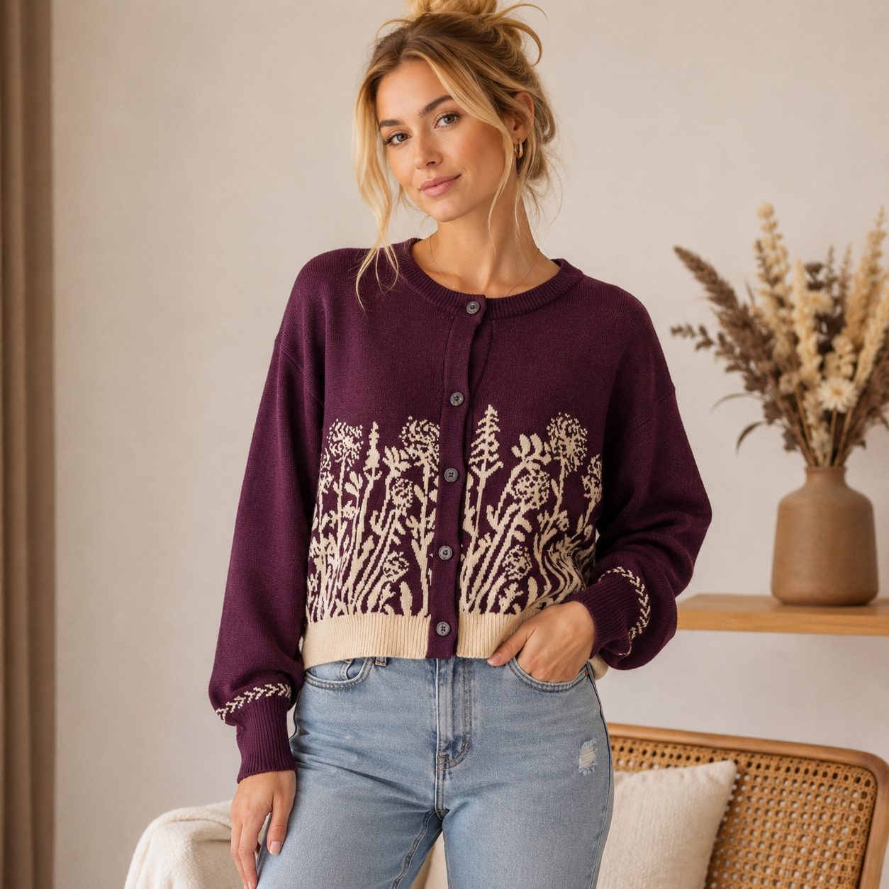 Premium Thick Knit Cardigan for Women image 6