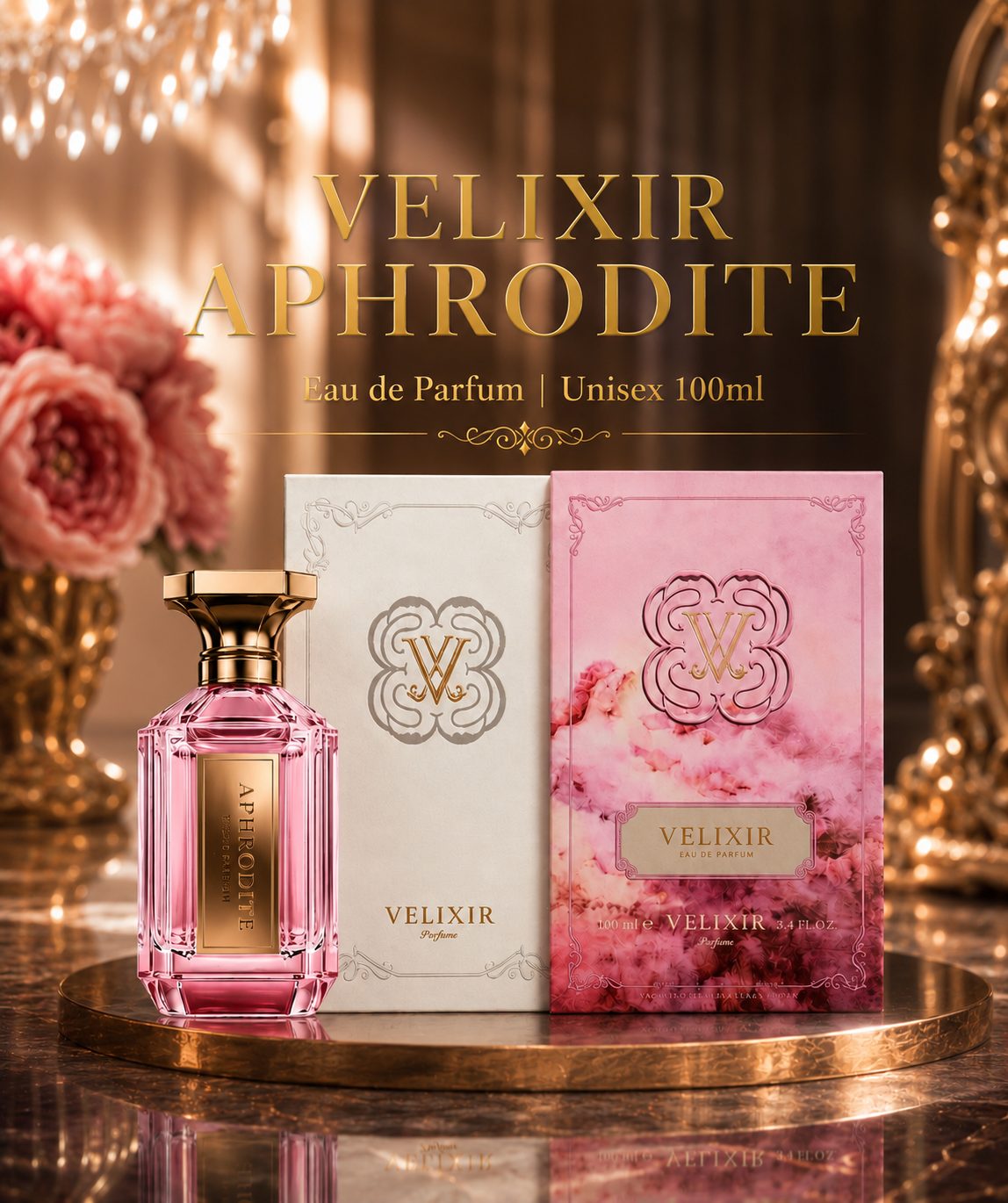 Velixir Aphrodite Eau de Perfume 100ml for Unisex