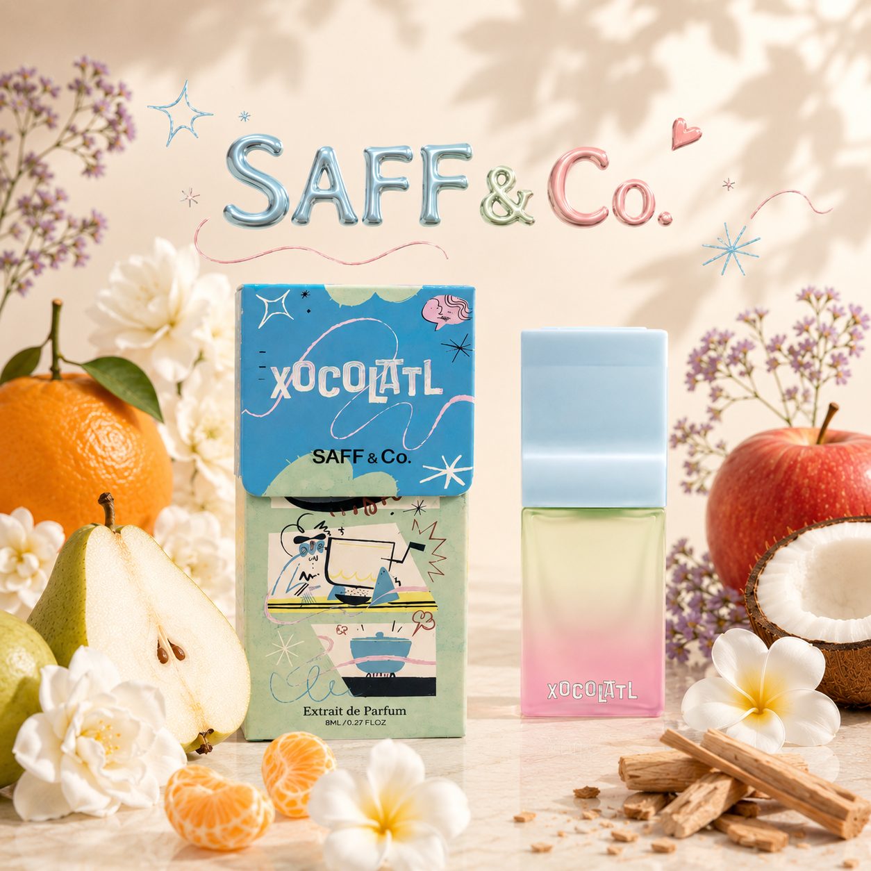 SAFF & Co. XOCOLATL Extrait de Parfum - 8ml Travel Size image 3