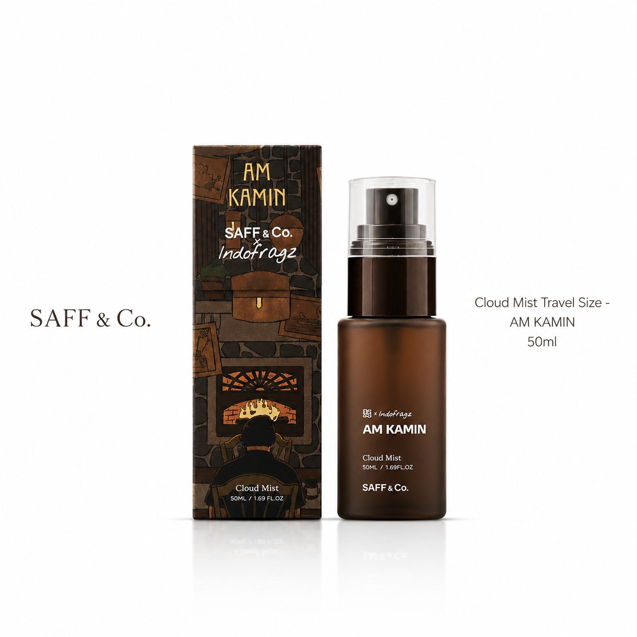 SAFF & Co. x INDOFRAGZ AM KAMIN Cloud Mist 50ml & 160ml image 2