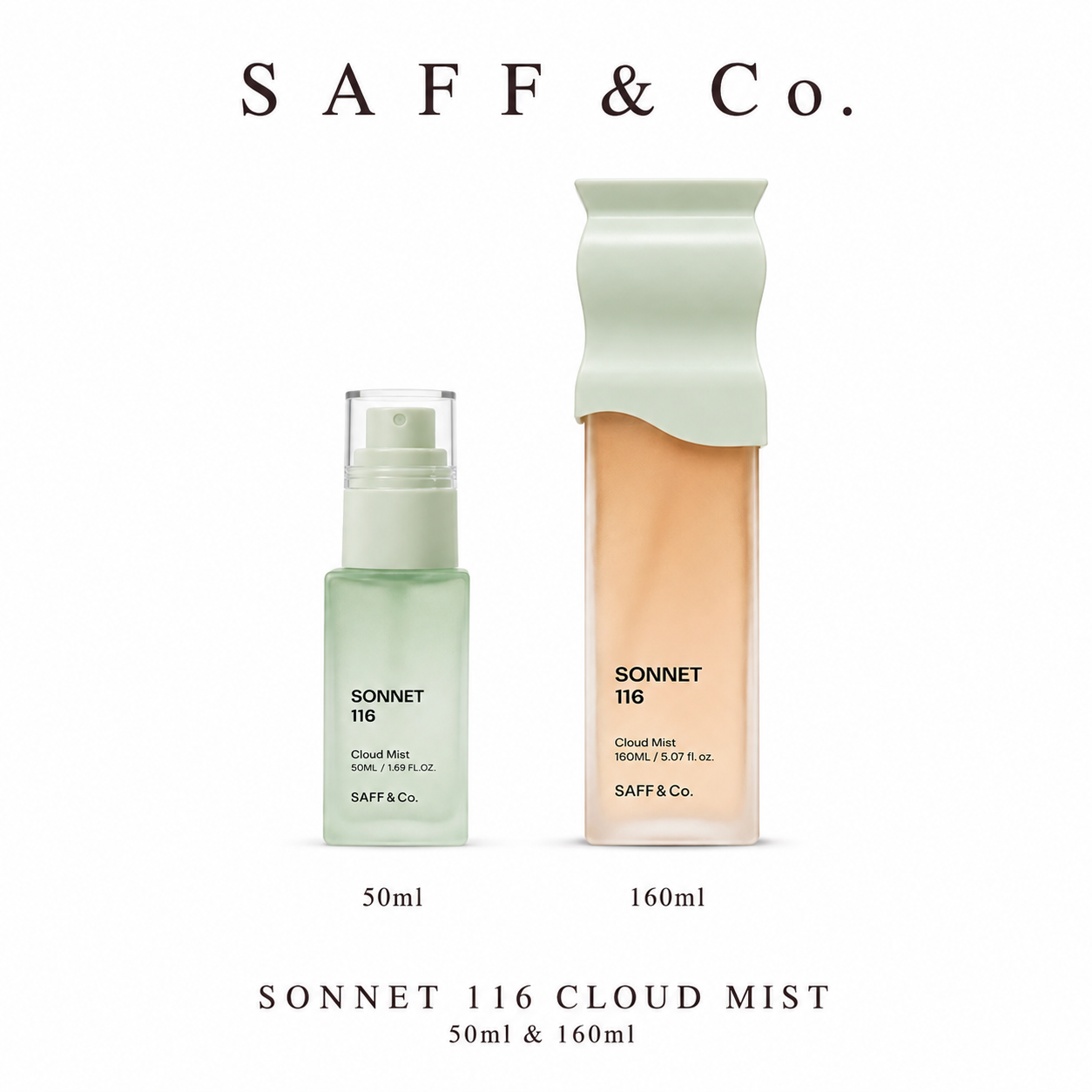 SAFF & Co. SONNET 116 CLOUD MIST - 50ml & 160ml