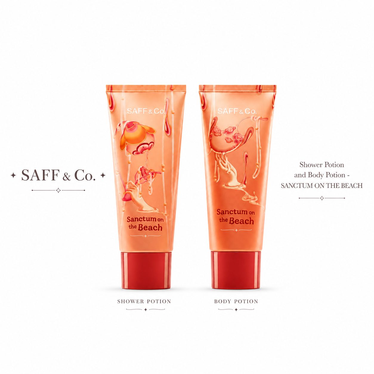 SAFF & Co. SANCTUM ON THE BEACH Body Potion & Shower Potion