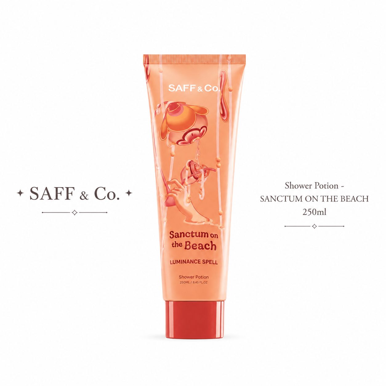 SAFF & Co. SANCTUM ON THE BEACH Shower Potion 250ml image 3