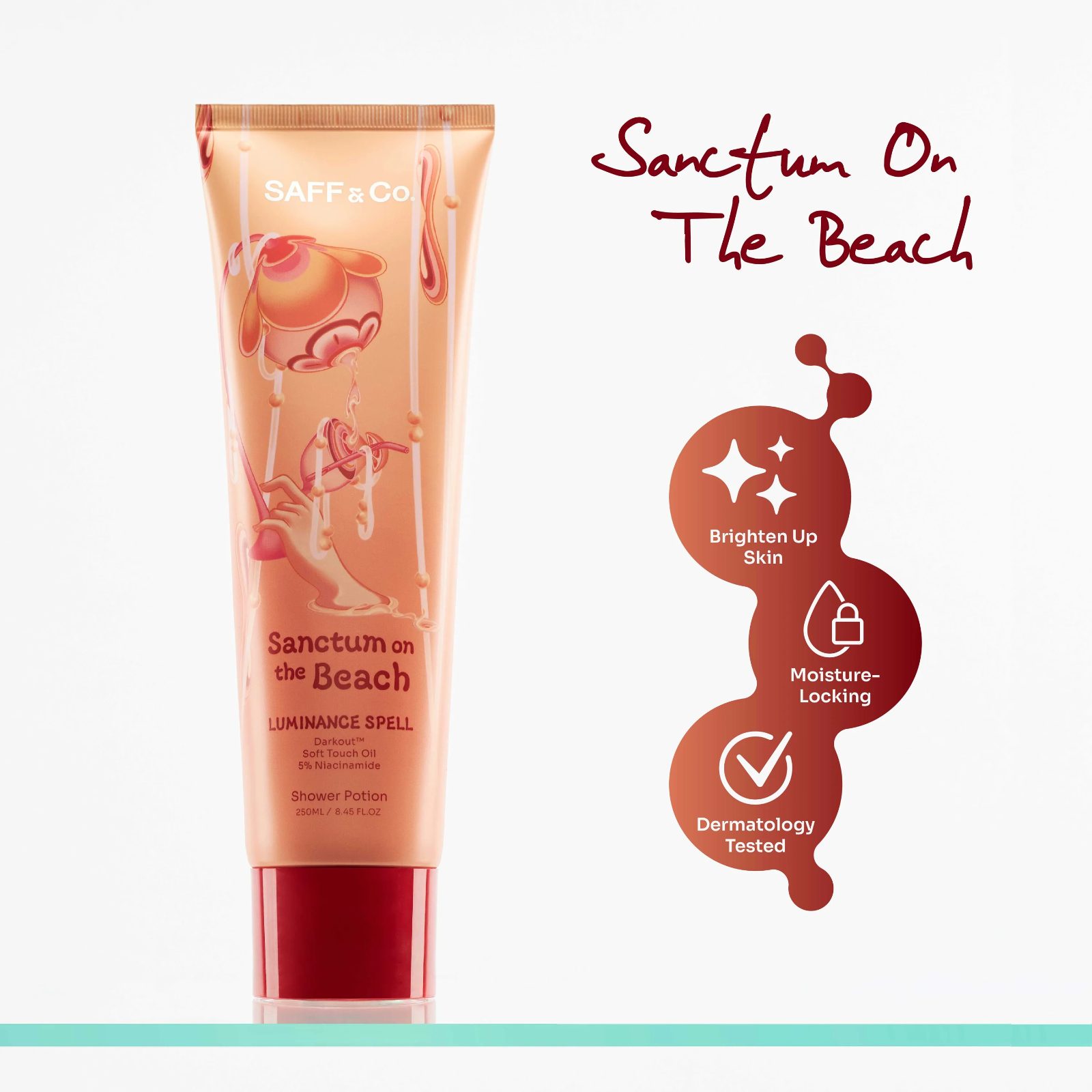 SAFF & Co. SANCTUM ON THE BEACH Shower Potion 250ml image 4