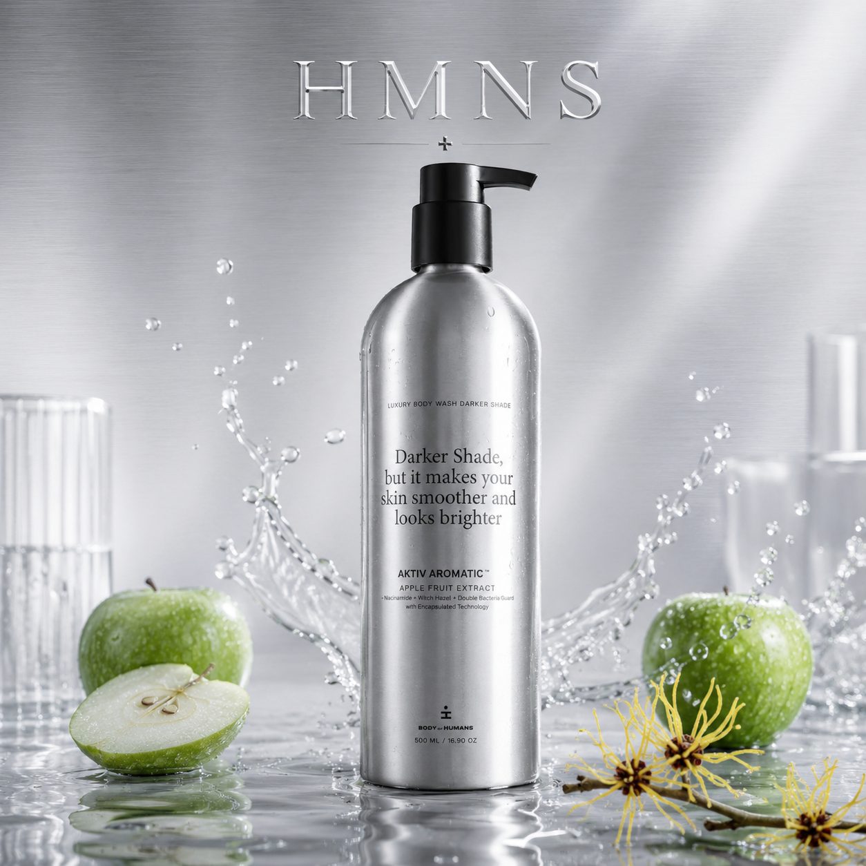 BODY OF HUMANS Luxury Body Wash - DARKER SHADE 500 ml image 2