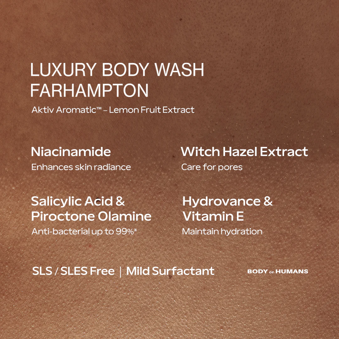 BODY OF HUMANS Luxury Body Wash - FARHAMPTON 500 ml image 3