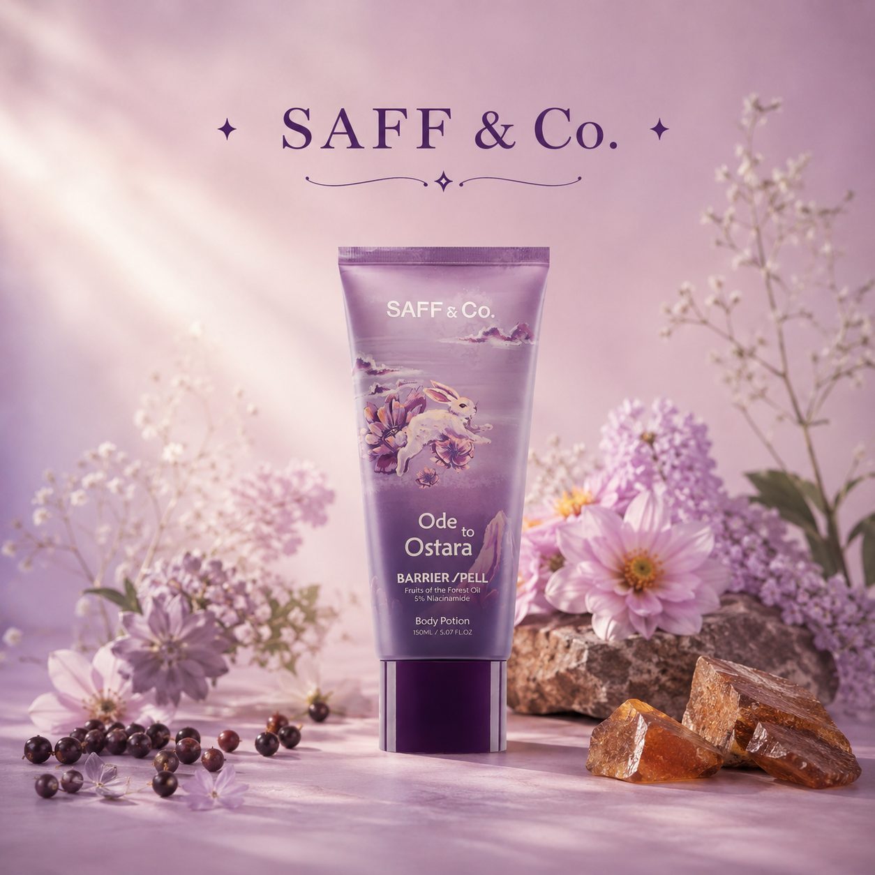 SAFF & Co. ODE TO OSTARA Body Potion & Shower Potion image 8