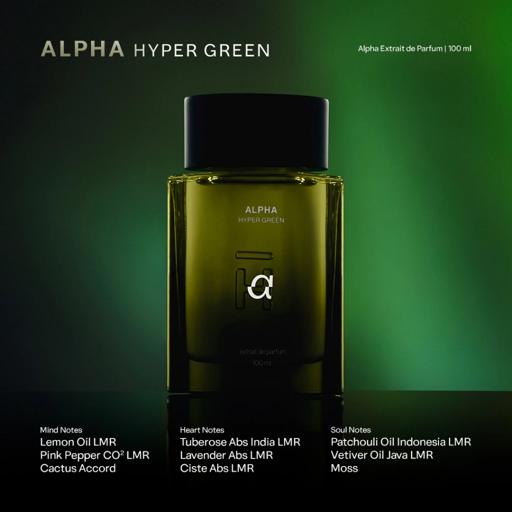 HMNS ALPHA HYPER GREEN Extrait | 100 ml image 4